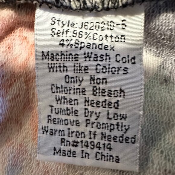 Johnny Was Uptown Legging Floral Print w/Contrast Ankle XXL - Picture 8 of 8